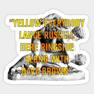 Saturday Morning Introduction Sticker